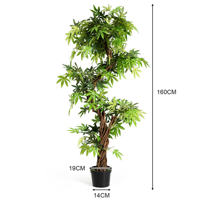 Konstgjord bonsai med äkta trästam för inomhusbruk