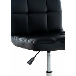 Ergonomisk kontorsstol med hjul och justerbar höjd