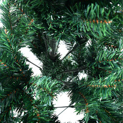 Konstgjord julgran med metallfot 150 cm grön