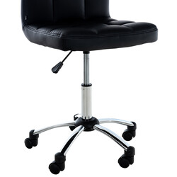 Ergonomisk kontorsstol med hjul och justerbar höjd