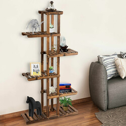 Blomställning i trä för inomhus och utomhusbruk 75x25x140cm