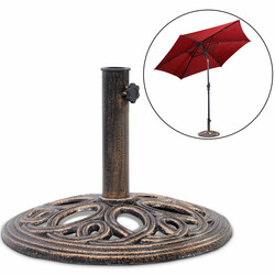 Stabil parasollhållare i gjutjärn för 38-48 mm stänger