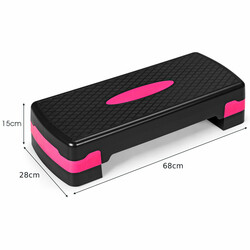 Justerbar aerobic stepbräda för hemmaträning med halkfri yta