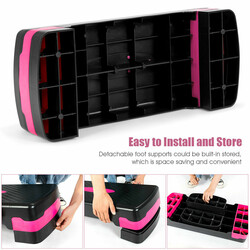 Justerbar aerobic stepbräda för hemmaträning med halkfri yta