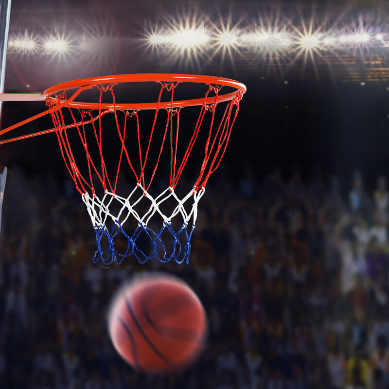 Väggmonterad basketkorg för inomhus och utomhus spel