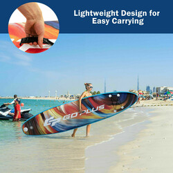 Uppblåsbar SUP-bräda 335 cm med stjärnhimmelsmönster färgglad