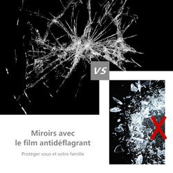 2 i 1 helkroppsspegel med vit träram 37x155 cm