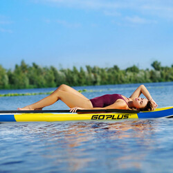 Uppblåsbar SUP-bräda med bred yta 305x76x15 cm