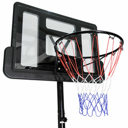 Höjdjusterbar basketställning med hjul för barn och vuxna