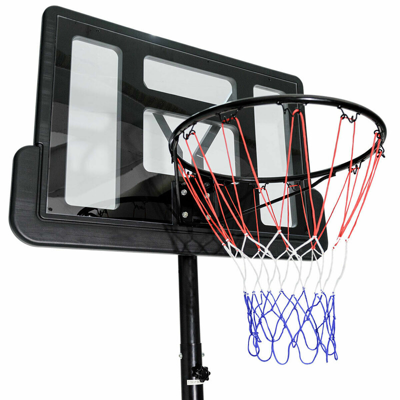 Höjdjusterbar basketställning med hjul för barn och vuxna