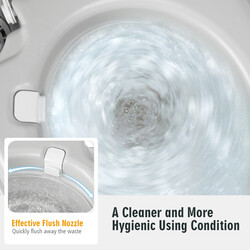 Portabel campingtoalett grå 34x41x42 cm med hög kapacitet