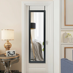 Helkroppsspegel med justerbara krokar för sovrum