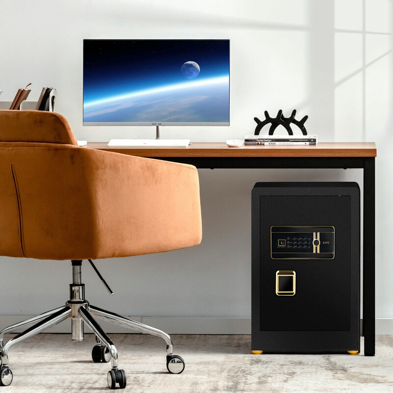 Säkerhetsskåp 42,5 L stål med digitalt lås och nyckel
