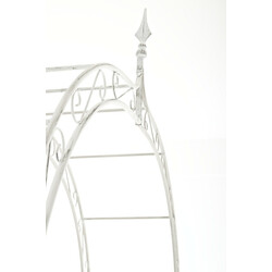 Stabil och dekorativ rosenbåge i hållbart järn för trädgården