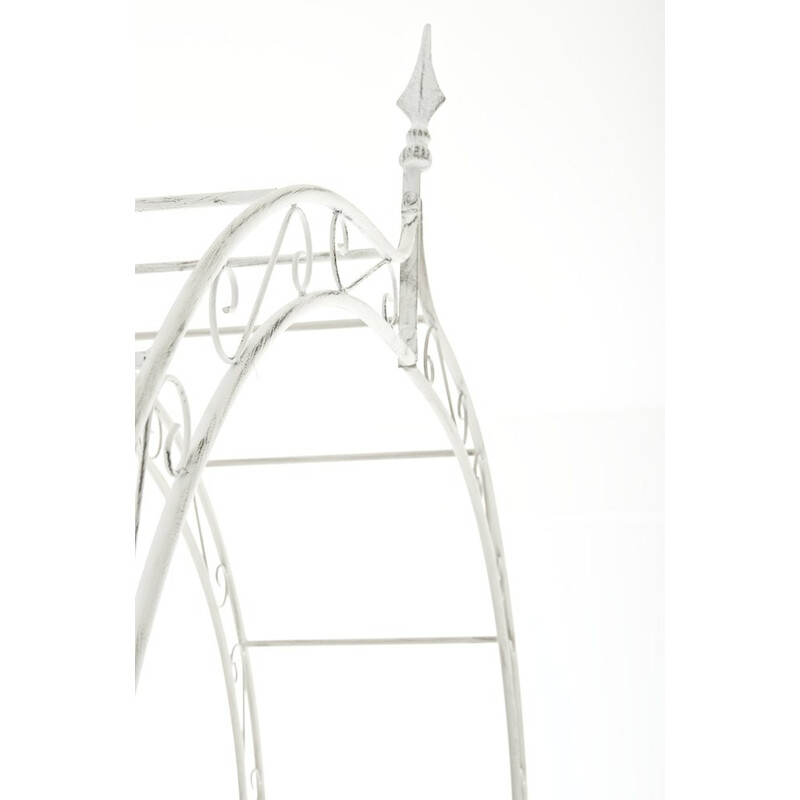 Stabil och dekorativ rosenbåge i hållbart järn för trädgården