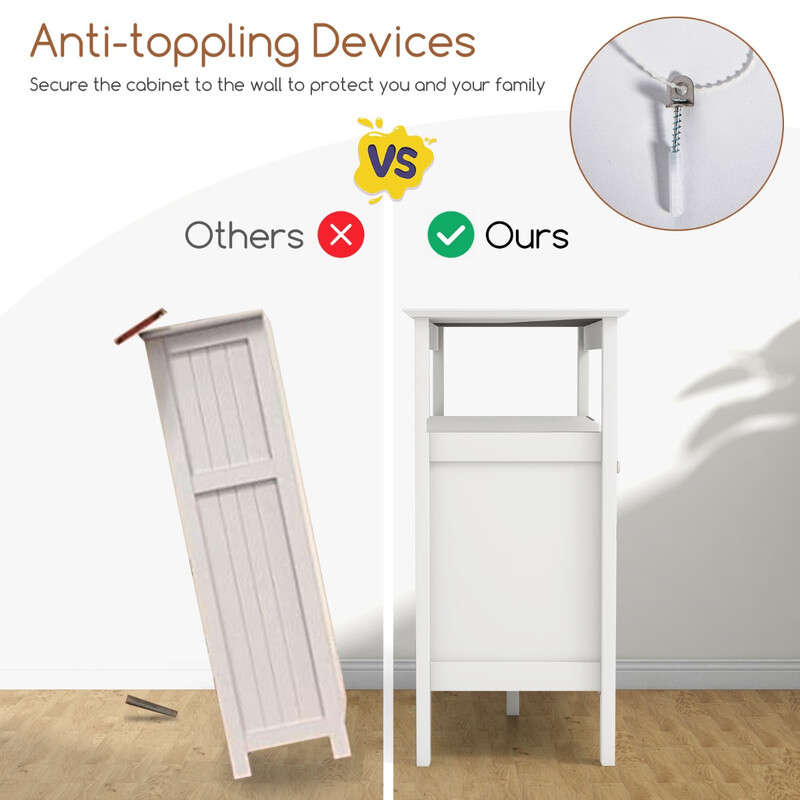 Modernt vitt buffetskåp med vinställ, öppen hylla, skåp och låda för mångsidig förvaring