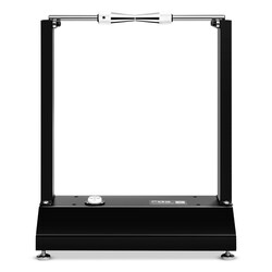 Bärbar motorcykelhjulbalanserare med justerbara konor och hållbar stålkonstruktion 40,5 x 22 x 51 cm