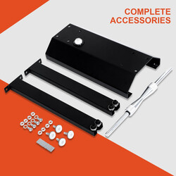 Bärbar motorcykelhjulbalanserare med justerbara konor och hållbar stålkonstruktion 40,5 x 22 x 51 cm