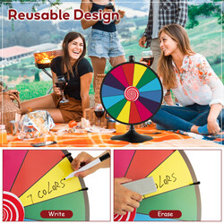 Lyckohjul med ställning 60 cm höj- och sänkbar för evenemang och mässor