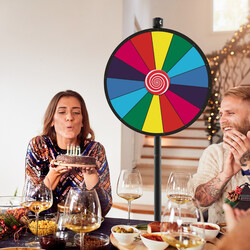 Lyckohjul med ställning 60 cm höj- och sänkbar för evenemang och mässor