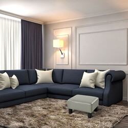 Fotpall sittpall i röd med träram och PU-överdrag 40 x 30 x 24 cm