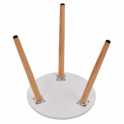 Vitt mångsidigt sidobord i trä för vardagsrum, kök eller sovrum