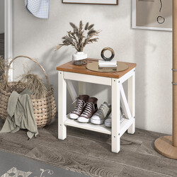 Duschbänk med förvaring, vattentät badrumsbänk, ergonomisk och stabil, vit, 150 kg kapacitet