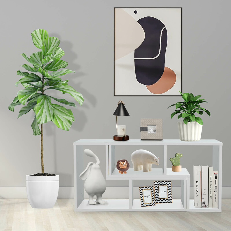 Tv-bänk i trä för tv upp till 165 cm med flexibel design och förvaring