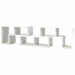 Tv-bänk i trä för tv upp till 165 cm med flexibel design och förvaring