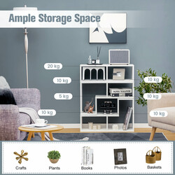 Tv-bänk i trä för tv upp till 165 cm med flexibel design och förvaring