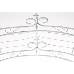 Rosenbåge i kraftigt järn med dekorativa detaljer