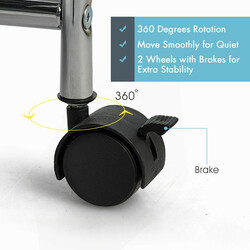 Rullvagn med 12 stapelbara lådor och metallram för flexibel förvaring