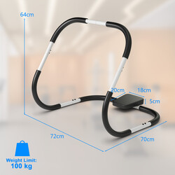 Magtränare med vadderat nackstöd för effektiv hemmaträning och mångsidig muskelträning