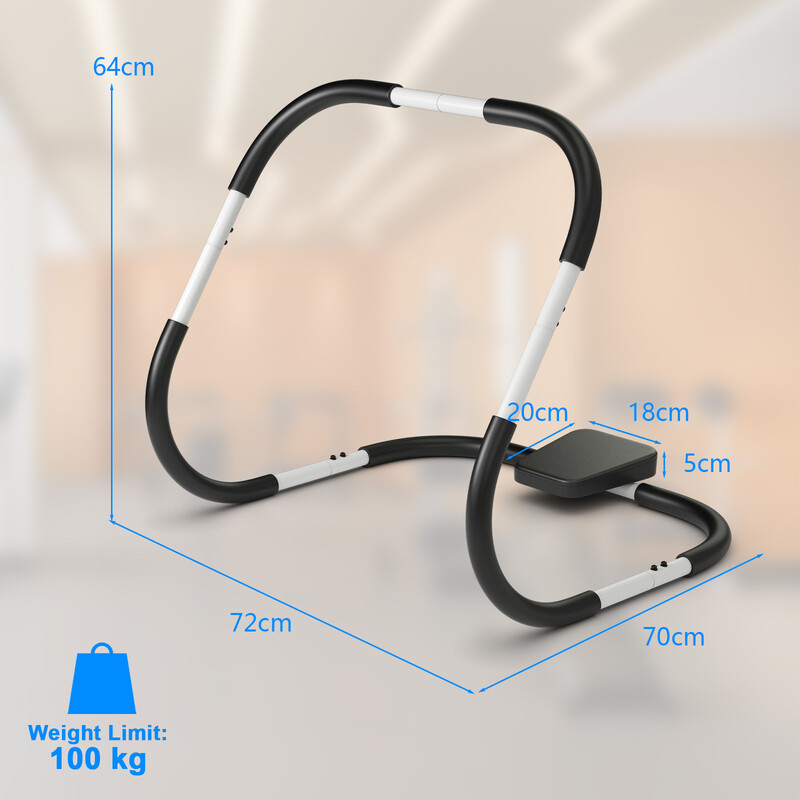 Magtränare med vadderat nackstöd för effektiv hemmaträning och mångsidig muskelträning