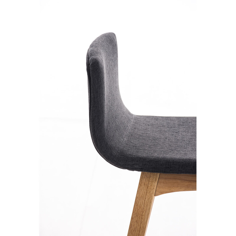 Elegant barstol med quiltad sits och fotstöd