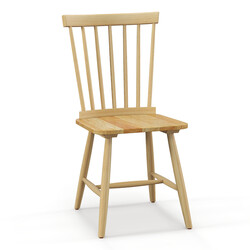 2-pack windsorstolar i trä med hög rygg och fotstöd för matsal eller kök