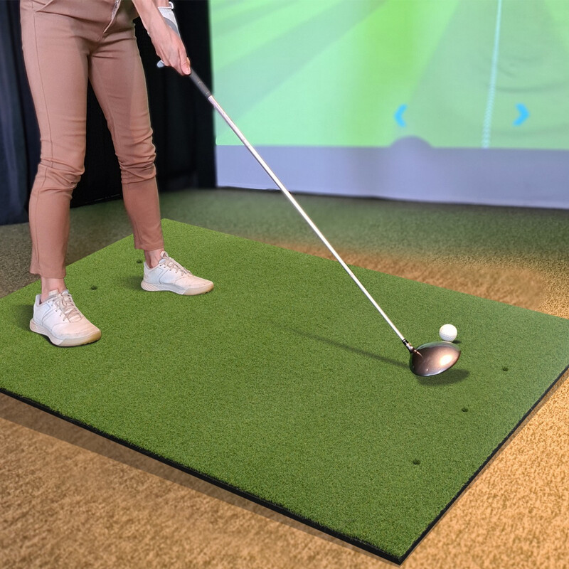 3-i-1 golfmatta med konstgräs för realistisk träning, 152 x 117 cm