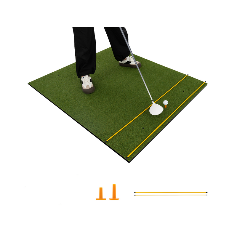 3-i-1 golfmatta med konstgräs för realistisk träning, 152 x 117 cm