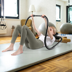 Magtränare med mjukt grepp för mångsidig träning och ergonomisk användning svart