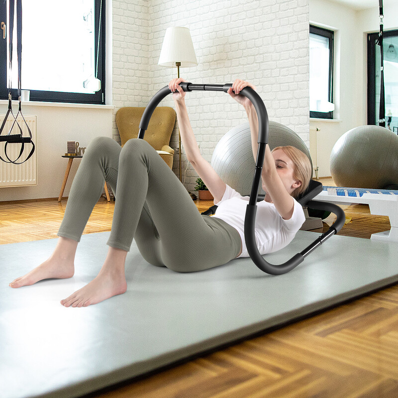 Magtränare med mjukt grepp för mångsidig träning och ergonomisk användning svart