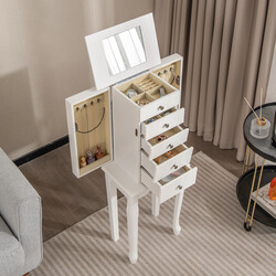 8 halskedjehakar och 2 hyllor