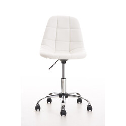 Bekväm ergonomisk kontorsstol i konstläder med höjdjustering