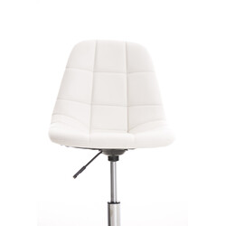 Bekväm ergonomisk kontorsstol i konstläder med höjdjustering