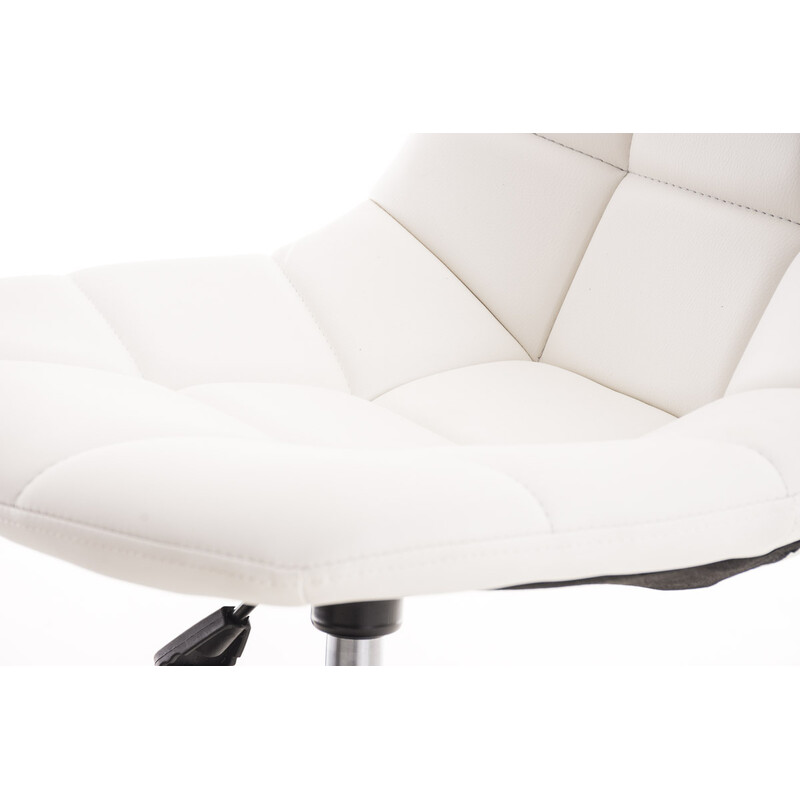 Bekväm ergonomisk kontorsstol i konstläder med höjdjustering