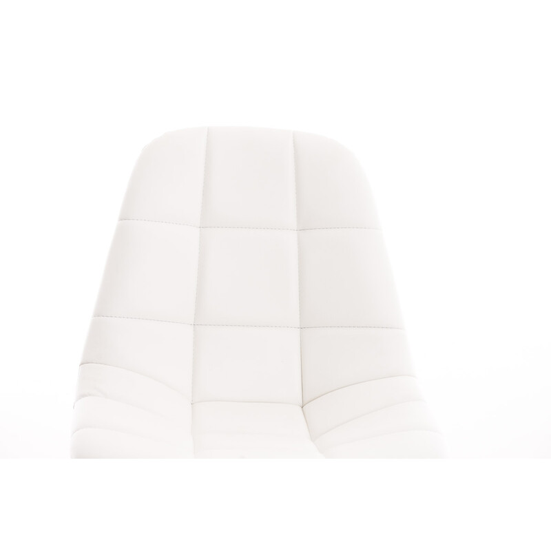 Bekväm ergonomisk kontorsstol i konstläder med höjdjustering