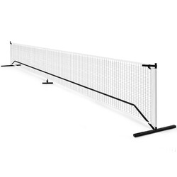 Bärbart pickleballnät med metallram och väderbeständigt polyesternät inklusive transportväska