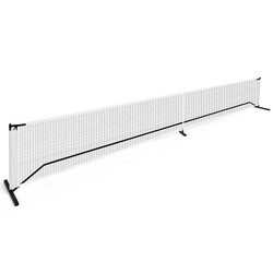 Bärbart pickleballnät med metallram och väderbeständigt polyesternät inklusive transportväska