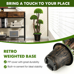 Konstgjord cypressboll 90 cm med naturligt utseende för inomhus och utomhusbruk