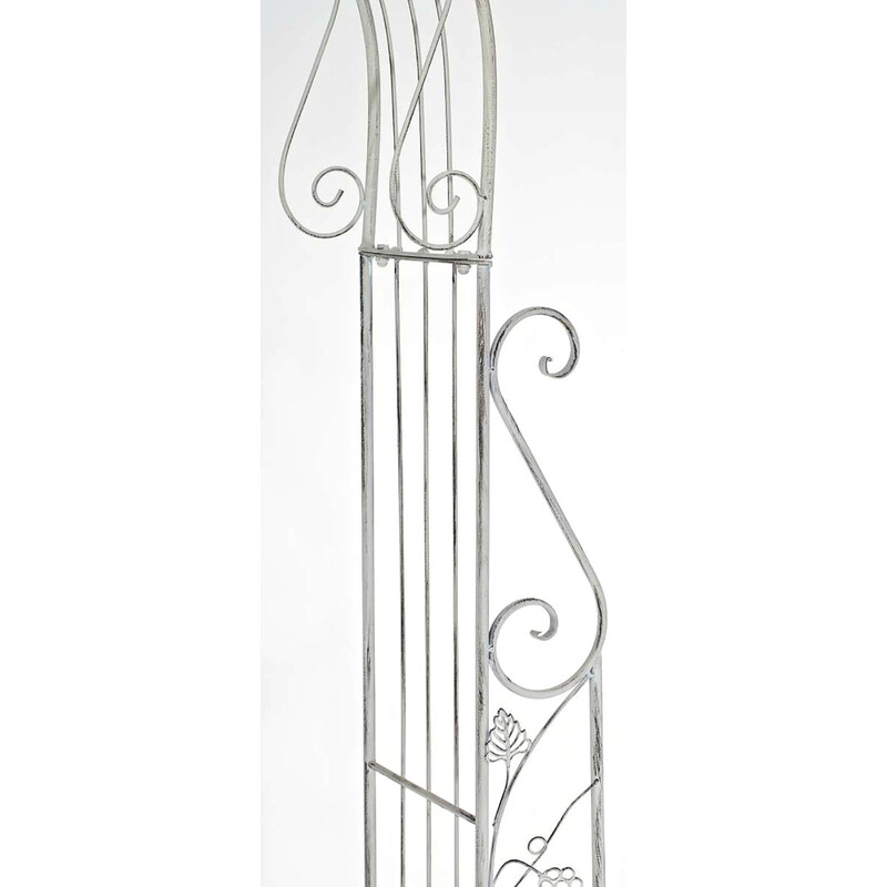 Elegant rosenbåge i pulverlackerat järn för klätterväxter