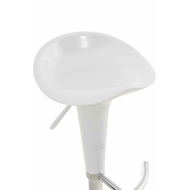 Ergonomiska barstolar 2-pack med justerbar höjd och fotstöd